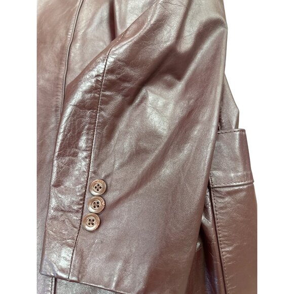 Wilsons Suede & Leather Mens Brown Blazer Jacket Size 36 SKU 7188 - Picture 14 of 16